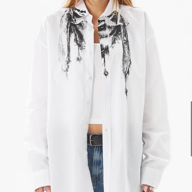 준태킴 JTK ARTISANAL: SCARF SHIRTS 화이트 S
