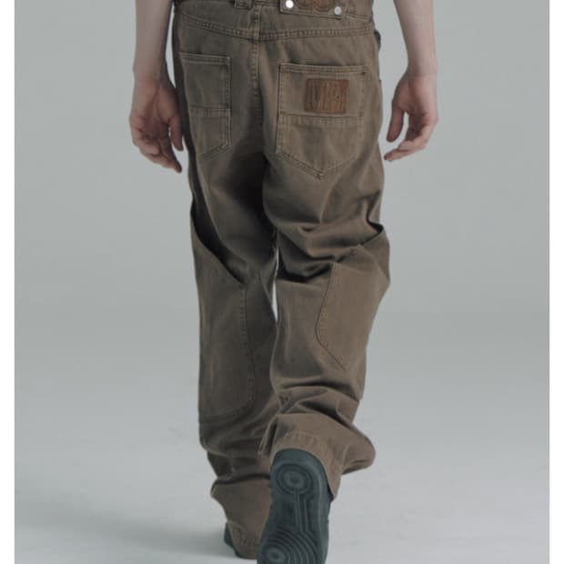MPa CALF POCKET PANTS (BROWN)