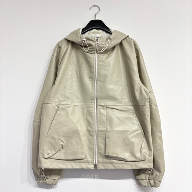 [새상품] 레더 후디자켓 가죽자켓