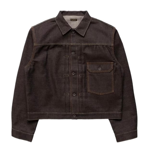 5) 캐피탈 센츄리 데님 자켓 브라운 새제품