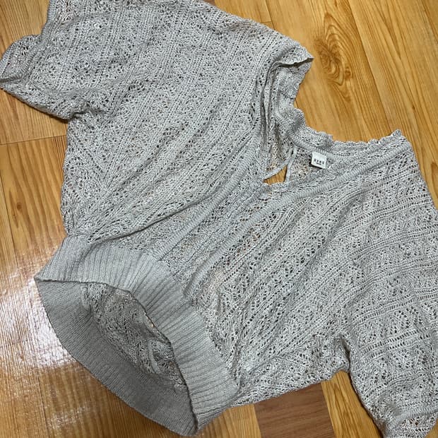 액시즈팜 니트 반팔