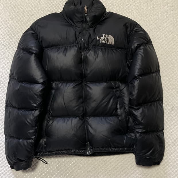 NORTH FACE 노스페이스 눕시700 패딩 자켓 블랙(클리닝O)