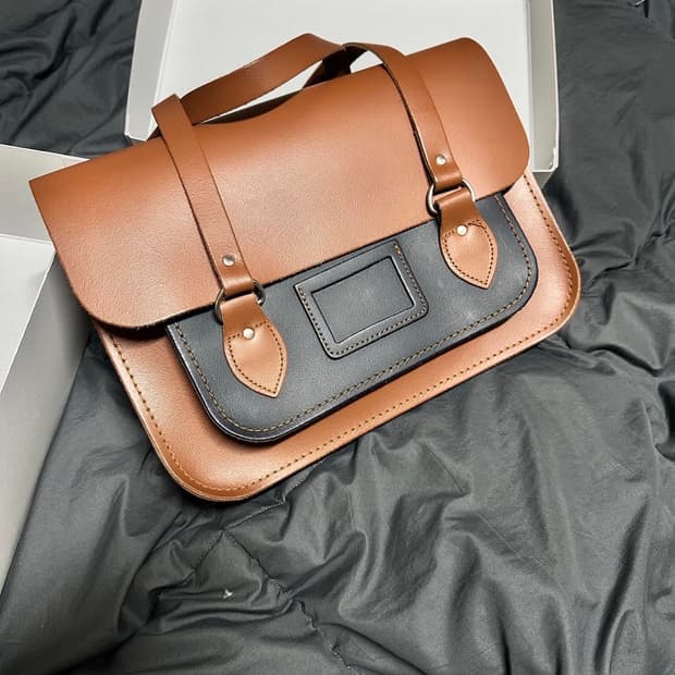 꼼데가르송 꼼데가르송 사첼백 브라운 블랙