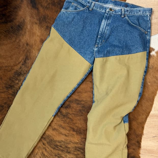 90s 랭글러 러기드 웨어 데님 워크 팬츠