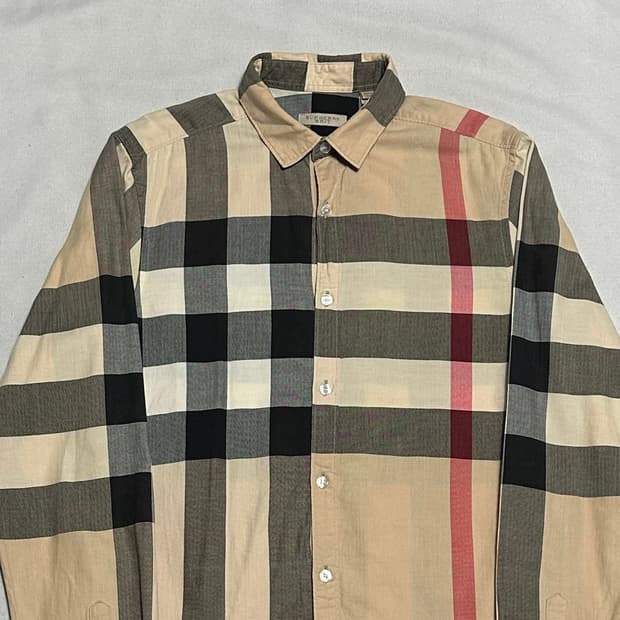 S 버버리 노바체크 셔츠