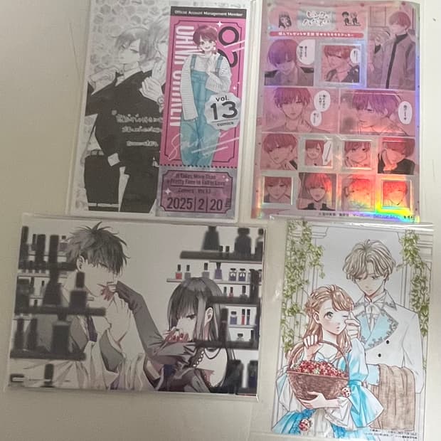 핑크와하바네로+추락여고생과폐인교사 엽서 세트