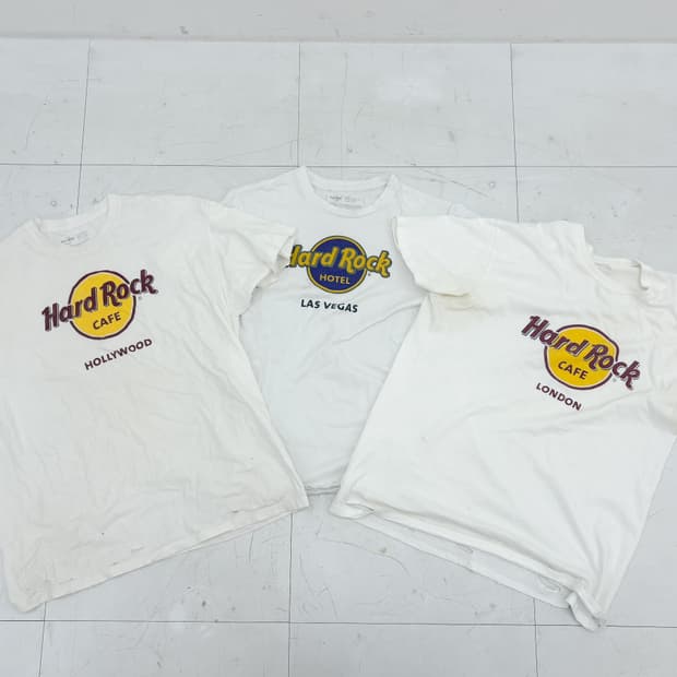 급처 하드락 카페 티셔츠 3장