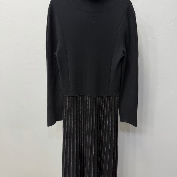 정품) TIME 타임 한섬 니트 원피스 90 F