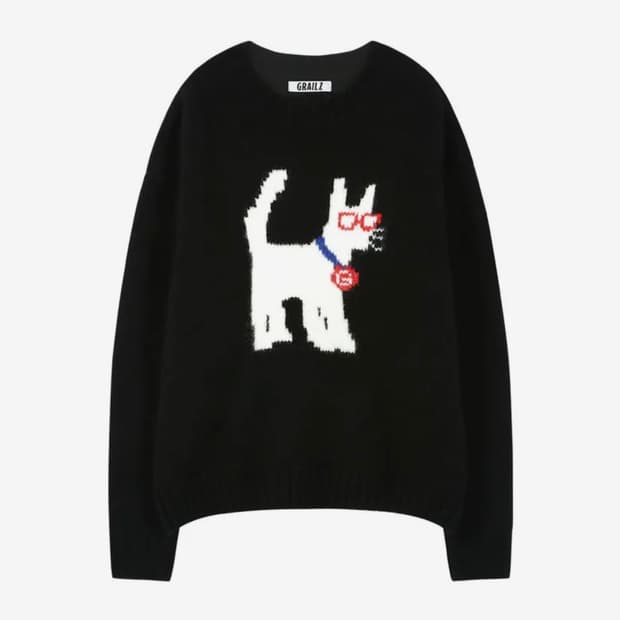 그레일즈 니트 L (2) 라지 블랙 새상품