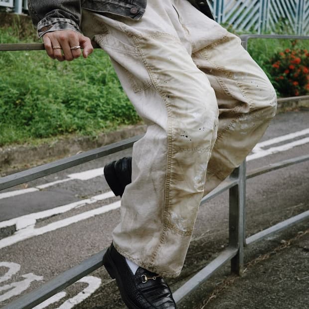 [2/32] 아나크로놈 나일론 패치 더블니 페인터 팬츠