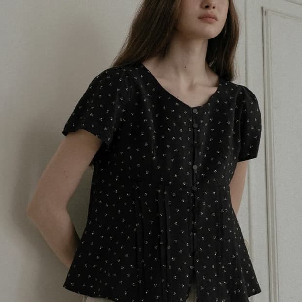프리버07 Floral print blouse 블라우스 플라워