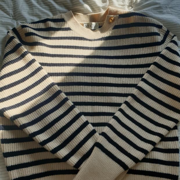 렉토 60's 스트라이프 니트 (S)