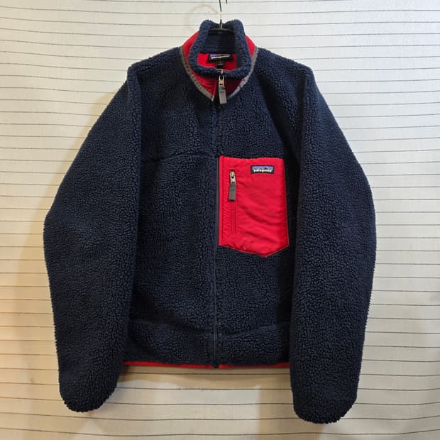 파타고니아 레트로 X 쉐르파 플리스 자켓 네이비y 2980