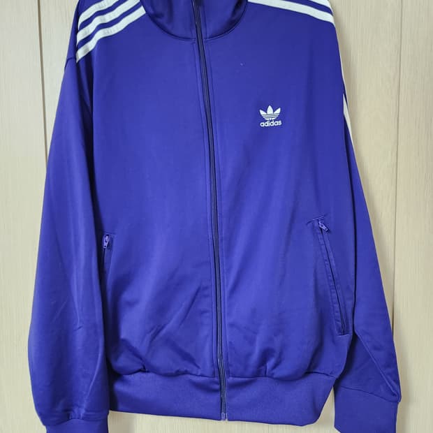 아디다스 파이어버드 트랙탑 져지  퍼플 사이즈M