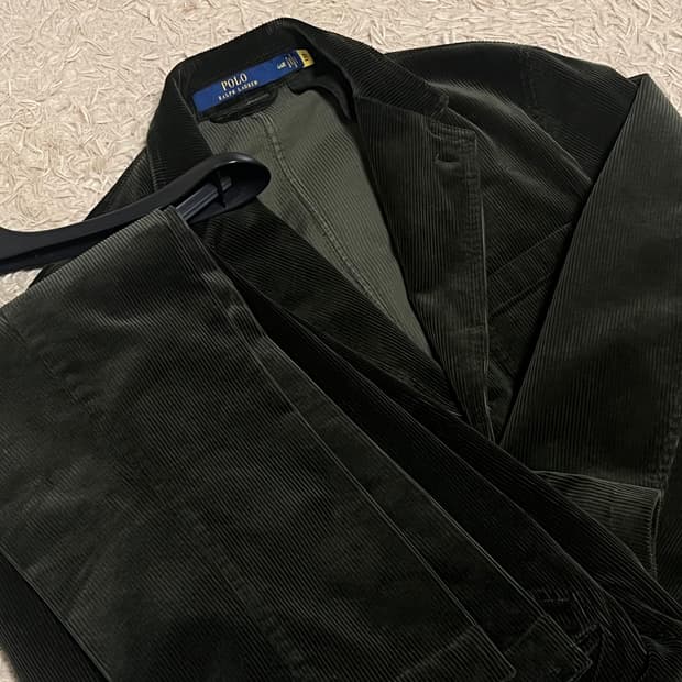 폴로 랄프로렌 코듀로이 수트 셋업