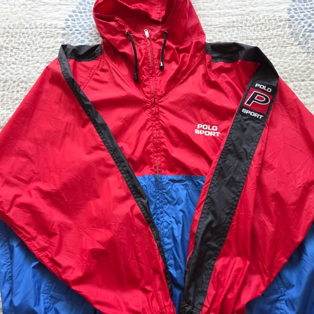 폴로스포츠 빈티지 바람막이