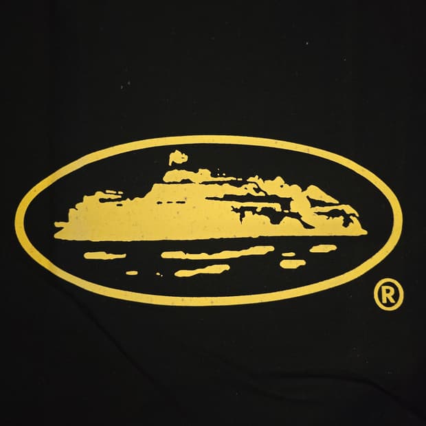 코르테이즈 캔버스 토트백 블랙/옐로