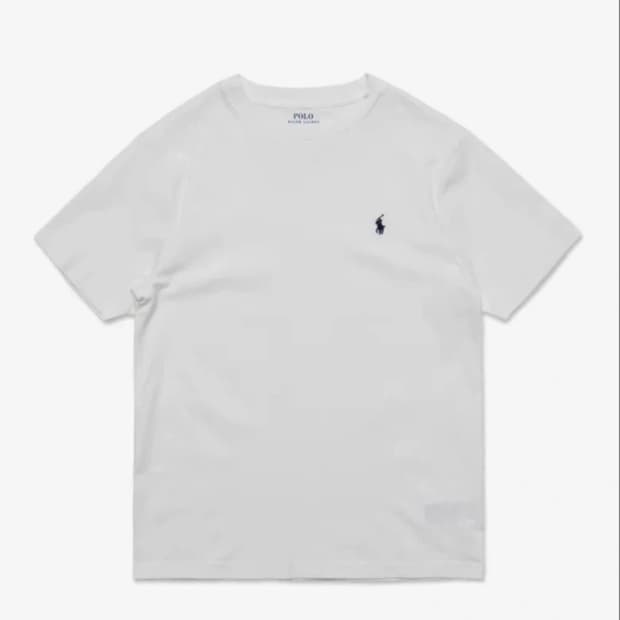 무신사구매)polo 폴로 숏 슬리브 크루넥 티셔츠 빅포니 m