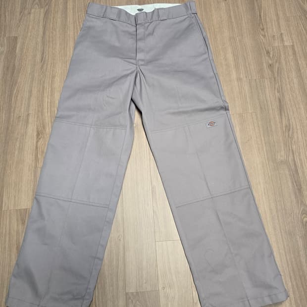 더블니 85283 루즈핏 워크팬츠 실버34