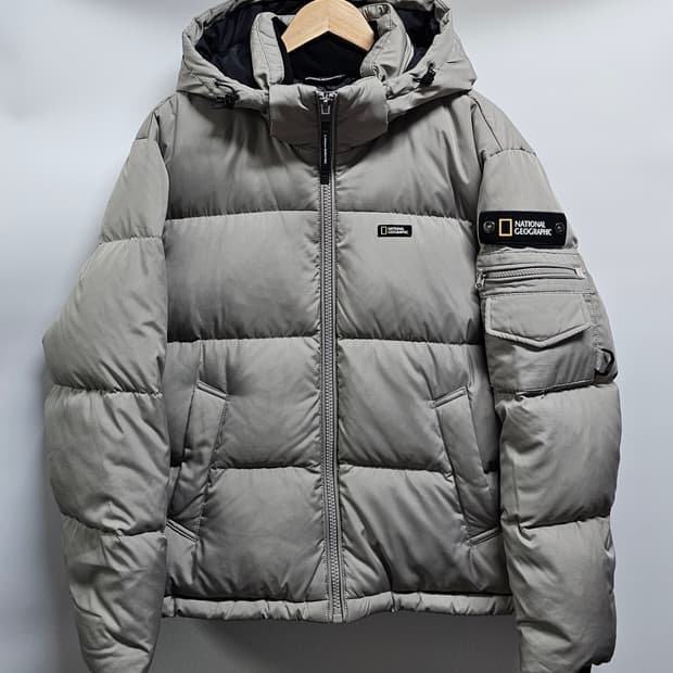 내셔널지오그래픽 덕다운 숏패딩 M