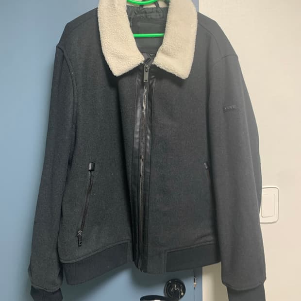 DKNY 쉐르파 카라 율 재킷 XL