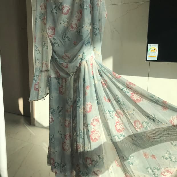 스퀘어넥 플라워 원피스 무료배송!