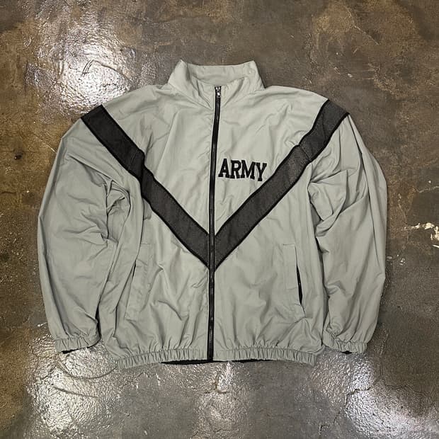 original US ARMY 바람막이 자켓 그레이 L