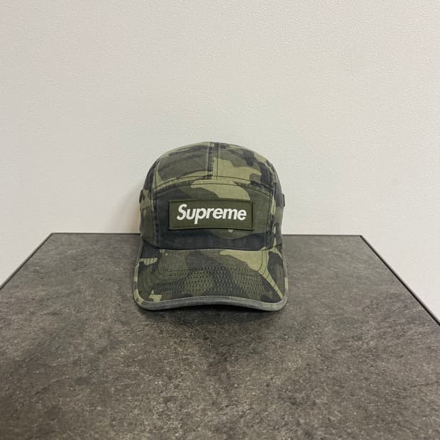 (OS) 슈프림 박스로고 캠프캡 모자 23SS 밀리터리 카모 올리브
