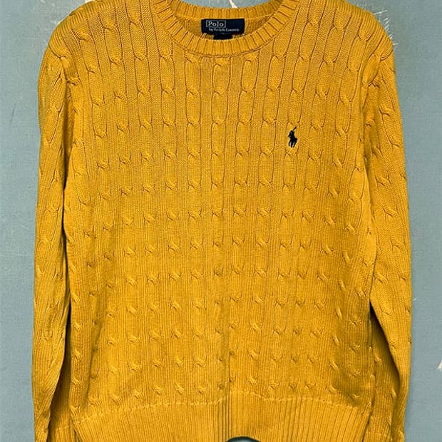 POLO 폴로 여자꽈배기니트 케이블 M 95 66