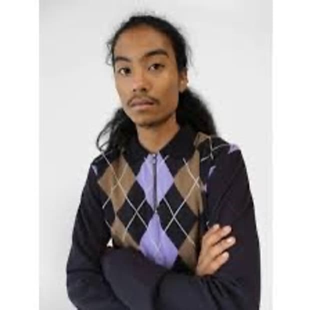 스투시 아가일 스웻셔츠 M