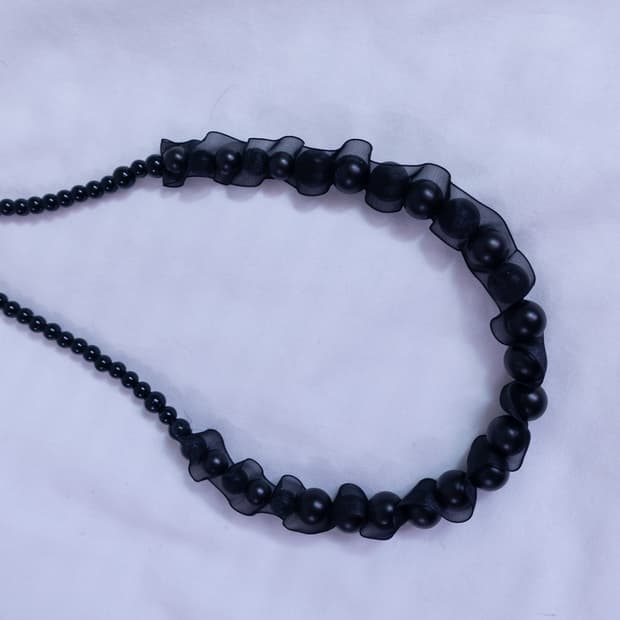 Romantic tull beads necklace