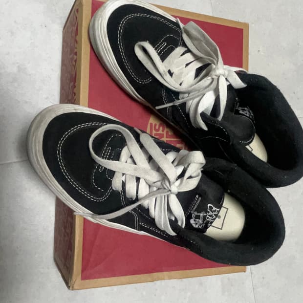 반스 하프캡 블랙 팝니당