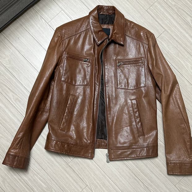 자라 빈티지 리얼가죽 자켓