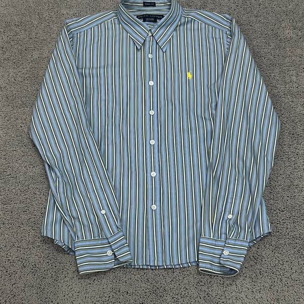 (6) 랄프로렌 우먼스 스키니핏 스트라이프 셔츠