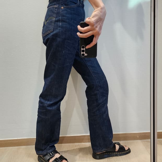 리바이스 LVC 1950's 701 셀비지 Big E 