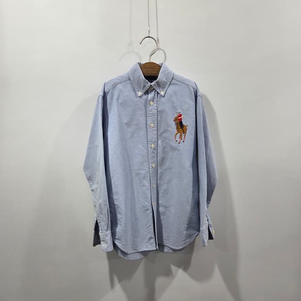 폴로랄프로렌 키즈 버튼다운 빅포니 옥스포드 셔츠 S/8