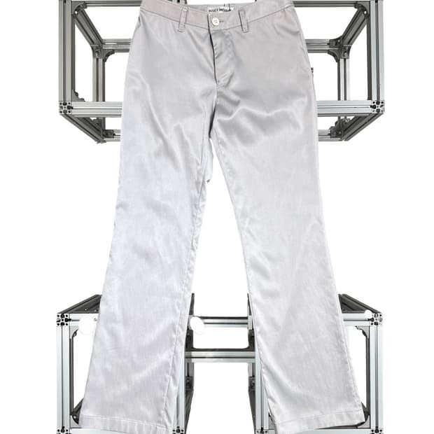 ISSEY MIYAKE Light Grey Tailored Pants