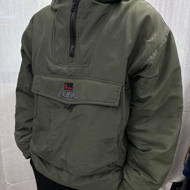 FUBU 빈티지 아노락 플리스 후드 자켓