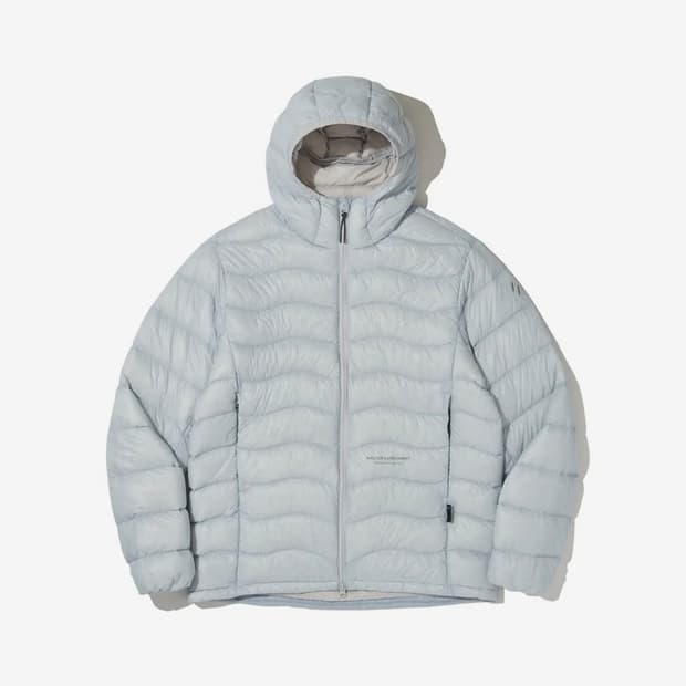 웰터익스페리먼트 경량패딩 스카이블루 2사이즈