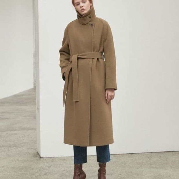 닐바이피 카멜 래글런 코트