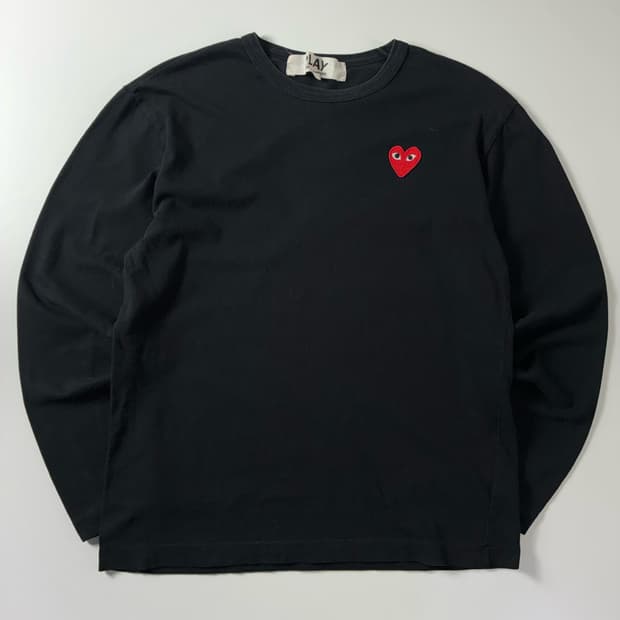 Comme des Garcons  꼼데가르송 화트와펜 코튼 블랙 티셔츠