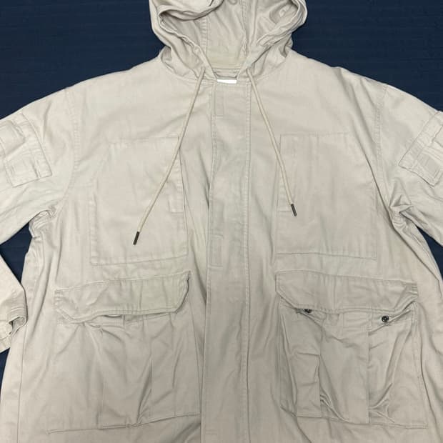 야상 아이보리 자켓 