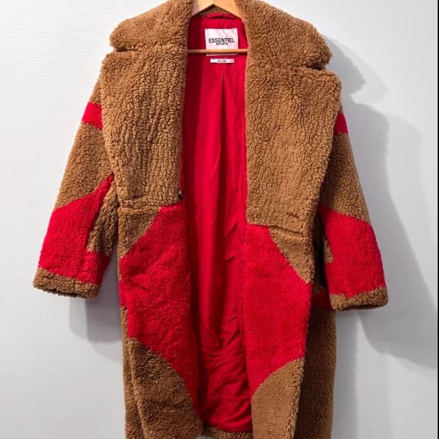 에센셜 앤트워프 테디베어 코트 ~55