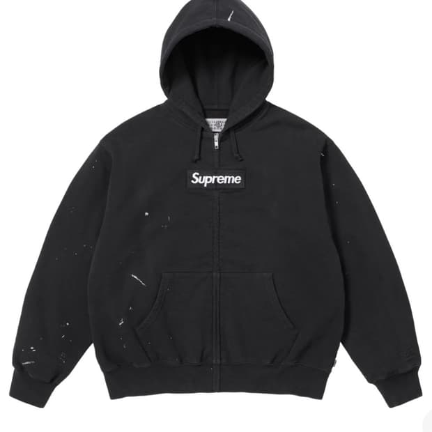 슈프림 마르지엘라 후드집업 [블랙 M]