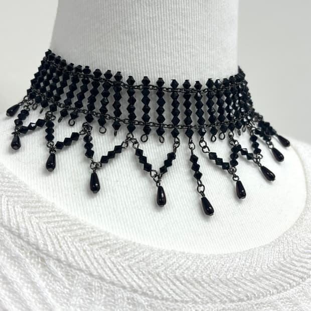 빈티지 고딕 초커 목걸이
