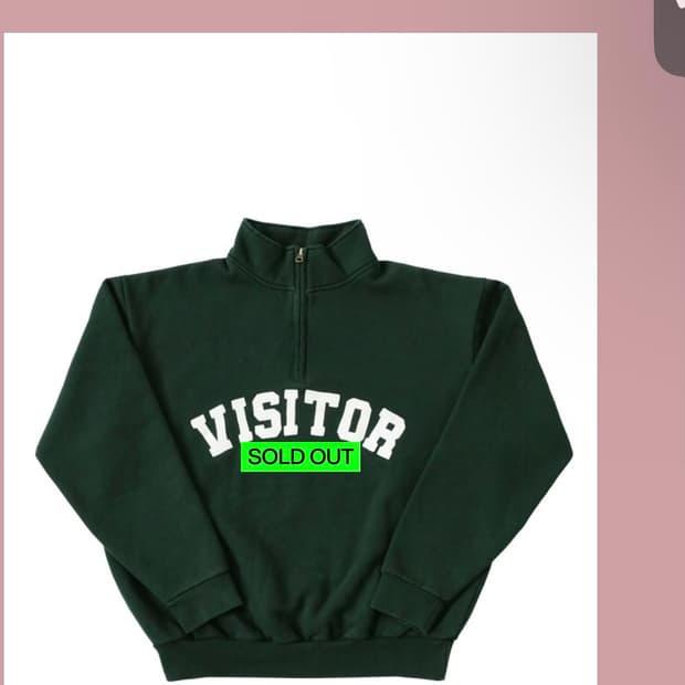 컬렉트피시스 하프집업 L