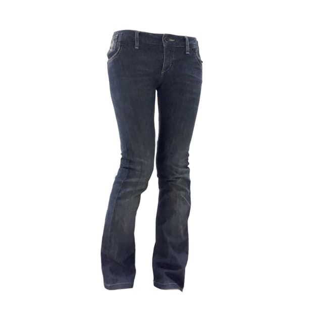 emporio armani 00s washed flare jeans 24