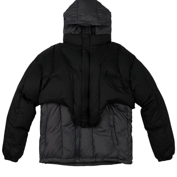 오호스 레이어드 볼레로 패딩 