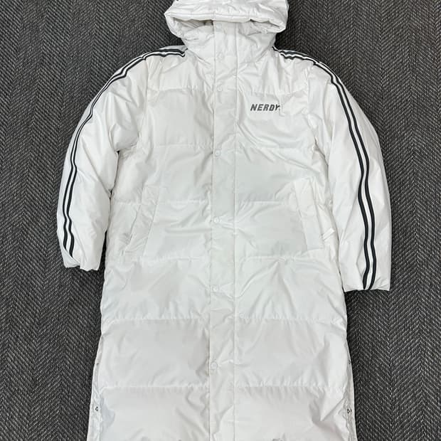 널디 롱패딩 화이트