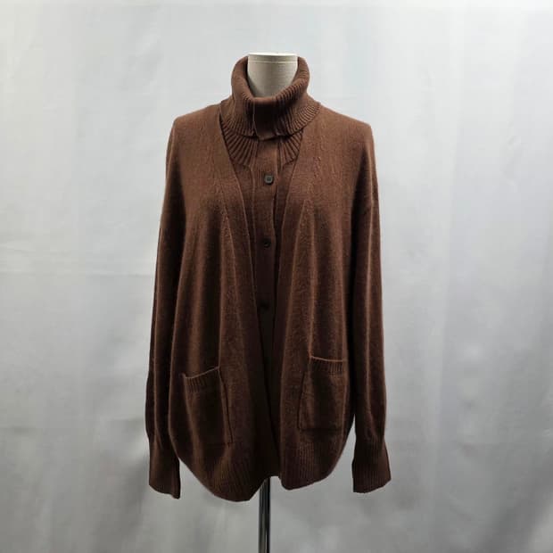 1686 g studio 브라운 울니트 가디건/베스트 세트 여성88
